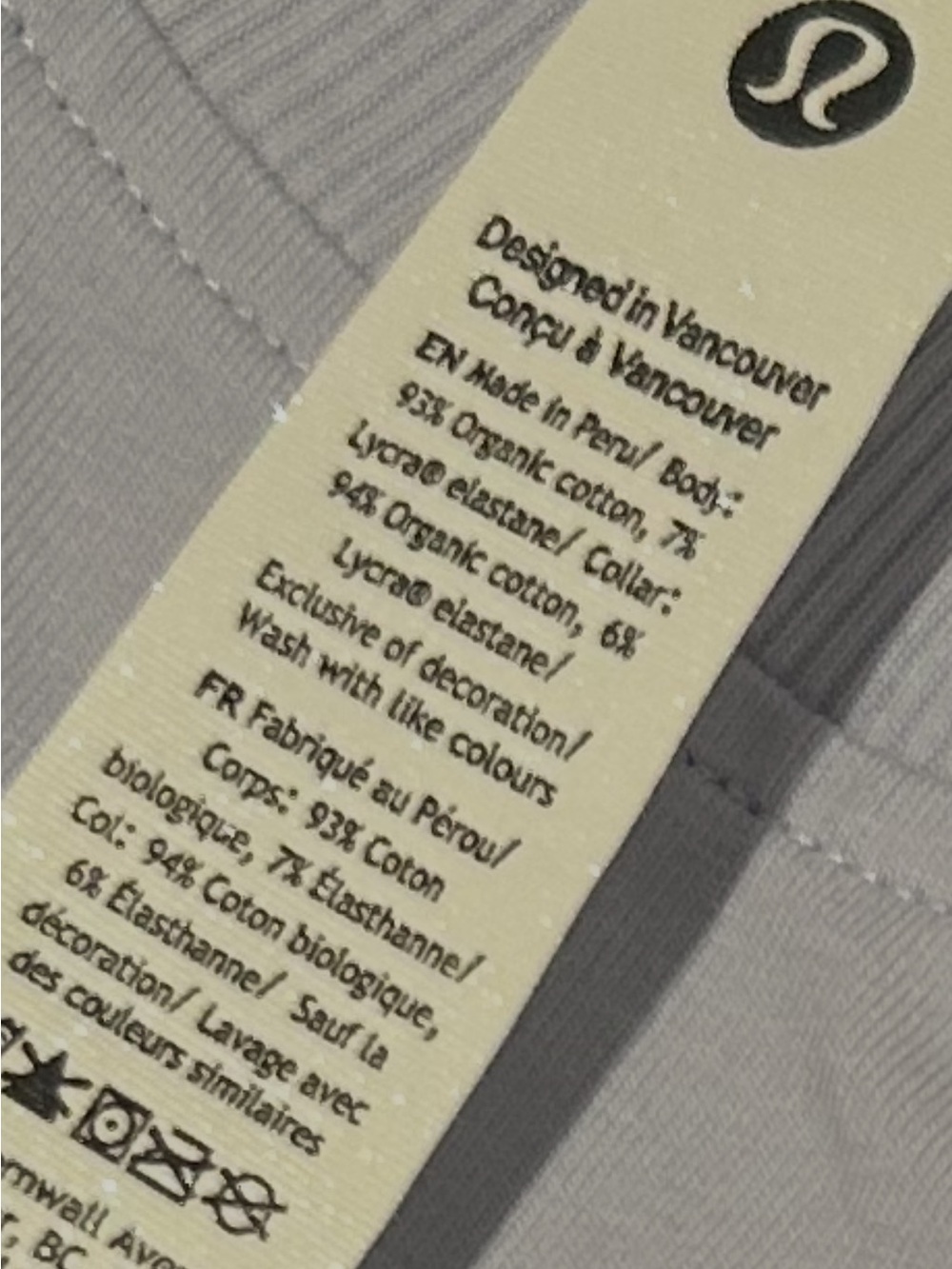 lululemon athletica Men's Crew Tee in Light Lavender - Picture 7 of 7